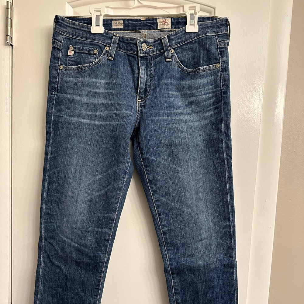 Adriano Goldschmied Stilt Crop Cigarette Crop Denim Jeans Size 29R